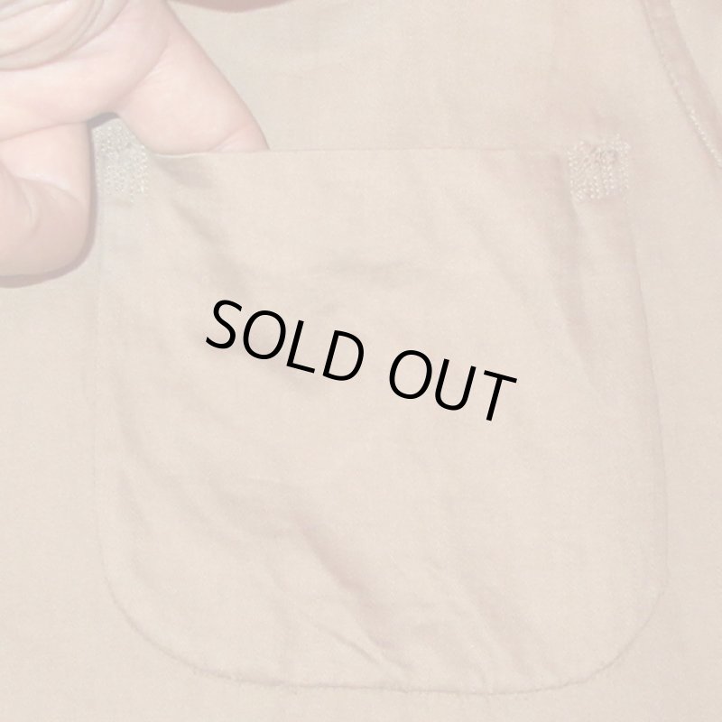 画像6: USED 60's UNKNOWN ロカビリー チェック切替 プルオーバー 半袖シャツ BRW / 250515  (6)