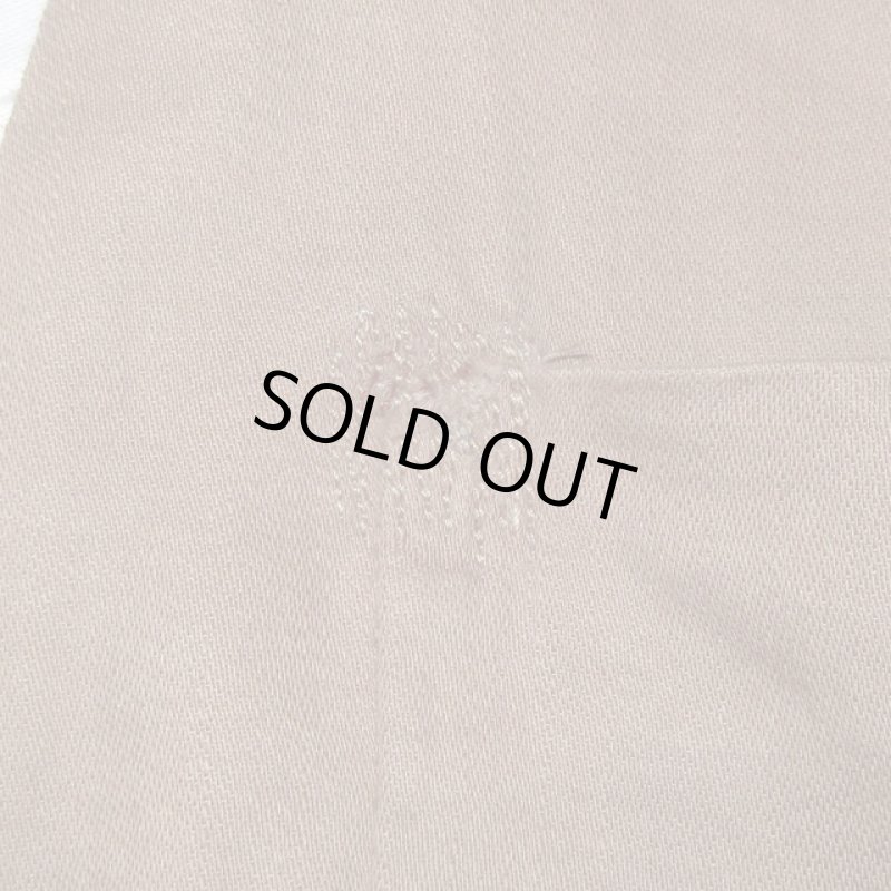 画像10: USED 60's UNKNOWN ロカビリー チェック切替 プルオーバー 半袖シャツ BRW / 250515  (10)