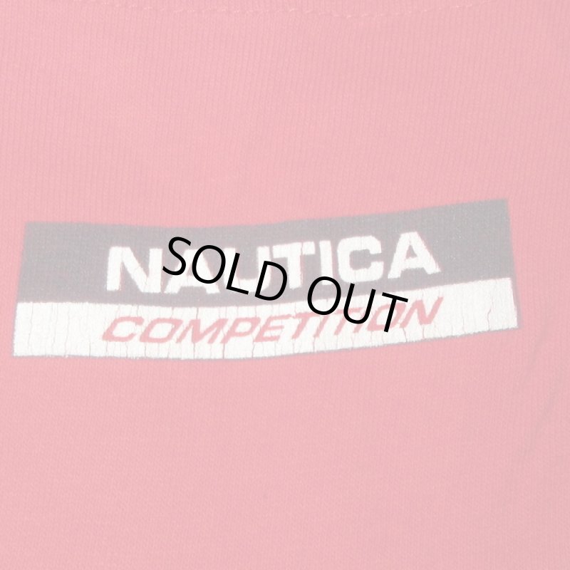 画像5: USED 90's NAUTICA ノーティカ COMPETITION USA製 胸ポケ Tシャツ RED / 250610 (5)