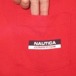 画像4: USED 90's NAUTICA ノーティカ COMPETITION USA製 胸ポケ Tシャツ RED / 250610 (4)