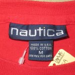 画像6: USED 90's NAUTICA ノーティカ COMPETITION USA製 胸ポケ Tシャツ RED / 250610 (6)