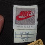 画像7: USED 90's NIKE ナイキ JORDAN マイケルジョーダン USA製 銀タグ Tシャツ BLK / 250610 (7)