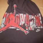 画像1: USED 90's NIKE ナイキ JORDAN マイケルジョーダン USA製 銀タグ Tシャツ BLK / 250610 (1)