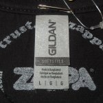 画像5: USED 00's FRANK ZAPPA フランクザッパ モノトーン Tシャツ BLK / 250620 (5)