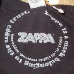 画像4: USED 00's FRANK ZAPPA フランクザッパ モノトーン Tシャツ BLK / 250620 (4)