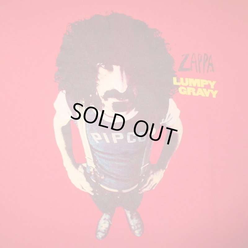 画像1: USED 00's FRANK ZAPPA フランクザッパ LUMPY GRAVY Tシャツ RED / 250620 (1)