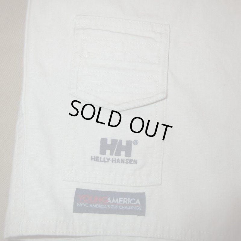 画像8: USED 00's HELLY HANSEN ヘリーハンセン YAHOO! ロゴ刺繍 アウトドアショーツ BEI / 250630 (8)