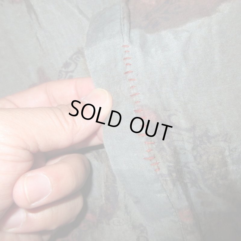 画像8: USED 00's MARITE FRANCOIS GIRBARD マリテ フランソワ ジルボー 総柄 長袖シャツ MIX / 250701 (8)