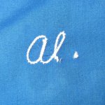 画像5: USED 70's KING LOUIE キングルイ チェーンステッチ刺繍 ボウリングシャツ 半袖シャツ BLUE / 250702 (5)