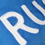 画像7: USED 70's KING LOUIE キングルイ チェーンステッチ刺繍 ボウリングシャツ 半袖シャツ BLUE / 250702 (7)