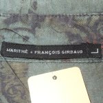 画像3: USED 00's MARITE FRANCOIS GIRBARD マリテ フランソワ ジルボー 総柄 長袖シャツ MIX / 250701 (3)