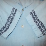 画像6: USED 70's Reef リーフ ハワイ製 プリント レーヨン ハワイアンシャツ 半袖シャツ BLUE / 250702 (6)