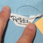 画像3: USED 70's Reef リーフ ハワイ製 プリント レーヨン ハワイアンシャツ 半袖シャツ BLUE / 250702 (3)