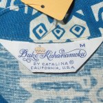 画像3: USED 70's DUKE KAHANAMOKU by CATALINA デュークカハナモク アメリカ製 全面プリント ハワイアンシャツ 半袖シャツ BLUE / 250702 (3)