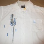 画像4: USED 70's Reef IOLANI イオラニ ハワイ製 ティキプリント ハワイアンシャツ 半袖シャツ WHT / 250702 (4)
