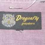 画像3: USED 80's DRAGONFLY ドラゴンフライ キューバシャツ 半袖シャツ PUP / 250702 (3)