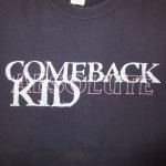 画像4: USED 00's COMEBACK KID カムバックキッド absolute USハードコア Tシャツ NVY / 250707 (4)