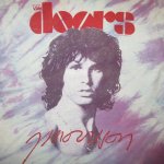 画像1: USED 80's THE DOORS ドアーズ ジムモリソン タイダイ Tシャツ MIX / 250804 (1)