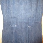 画像3: USED 70's OOPS CALIFORNIA ウップス ヒッピー レディース デニム ジャンプスーツ NVY / 250805 (3)