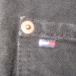画像7: 美品 00's TOMMY HILFIGER トミーヒルフィガー ブラックデニム ジーンズ BLK  / 250805 (7)