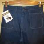 画像5: USED 70's THE RODEO ロデオ フランス製 コーンミルズ社 デニム ジーンズ NVY / 250805 (5)
