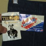 画像2: USED 70's THE RODEO ロデオ フランス製 コーンミルズ社 デニム ジーンズ NVY / 250805 (2)