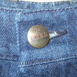 画像7: USED 70's THE RODEO ロデオ フランス製 コーンミルズ社 デニム ジーンズ NVY / 250805 (7)