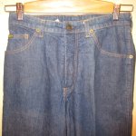 画像5: DEADSTOCK 80's C-17 CLOTHING ROXY フランス製 デニム ジーンズ NVY  / 250805 (5)