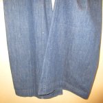 画像10: USED 70's OOPS CALIFORNIA ウップス ヒッピー レディース デニム ジャンプスーツ NVY / 250805 (10)
