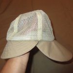画像6: USED 80's COLUMBIA コロンビア USA製 アウトドア ロングビル メッシュキャップ CAP 帽子 BEI / 240805 (6)
