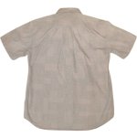 画像2: USED 90's STUSSY ステューシー アメリカ製 ダイス サイコロ 半袖シャツ GRY / 250515 (2)