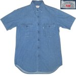 画像1: USED 80's Levi's リーバイス 半袖 デニムシャツ NVY / 250515 (1)