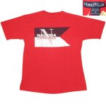 画像2: USED 90's NAUTICA ノーティカ COMPETITION USA製 胸ポケ Tシャツ RED / 250610 (2)
