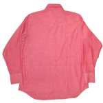 画像2: USED 70's ELY エリー レッドシャンブレー 赤シャン 長袖シャツ RED / 250701 (2)