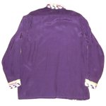 画像2: USED 90's Karyawan バティック ろうけつ染め マレーシア製 長袖シャツ PUP / 250701 (2)