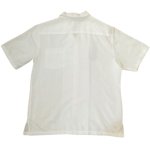 画像2: USED 70's Reef IOLANI イオラニ ハワイ製 ティキプリント ハワイアンシャツ 半袖シャツ WHT / 250702 (2)