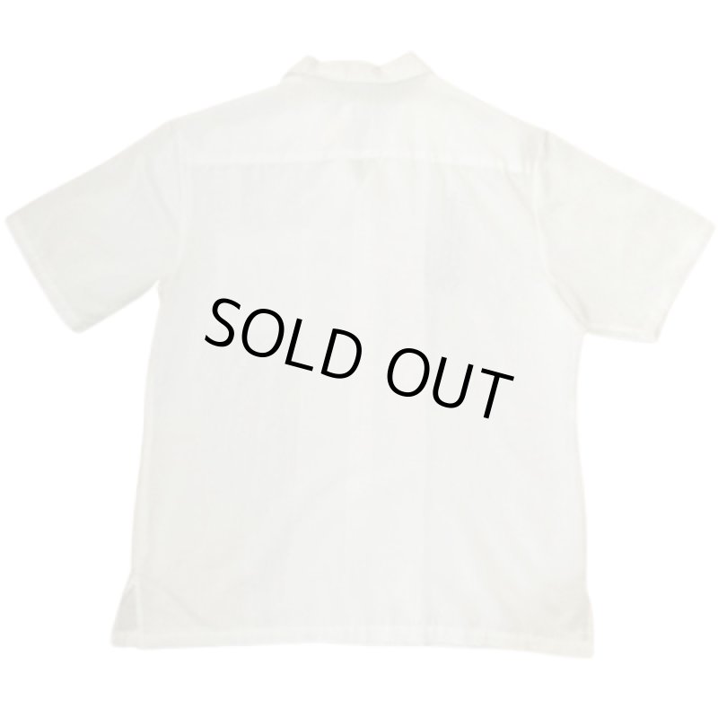 画像2: USED 70's Reef IOLANI イオラニ ハワイ製 ティキプリント ハワイアンシャツ 半袖シャツ WHT / 250702 (2)