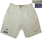画像1: USED 00's HELLY HANSEN ヘリーハンセン YAHOO! ロゴ刺繍 アウトドアショーツ BEI / 250630 (1)