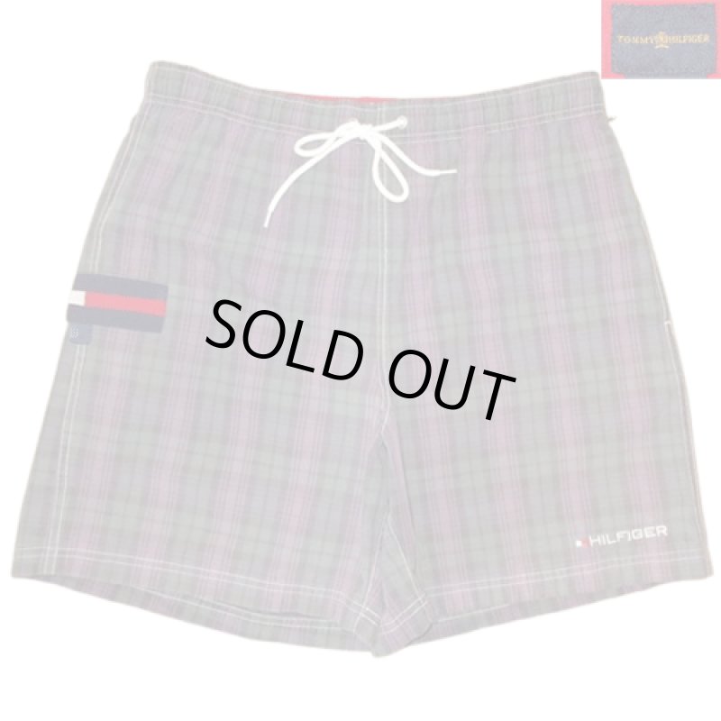 画像1: USED 00's TOMMY HILFIGER トミーヒルフィガー スイムショーツ イージーショーツ MIX / 250630 (1)