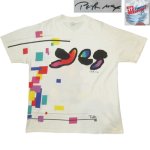 画像1: USED 90's YES イエス TALK PETER MAX デザイン Tシャツ WHT / 250707 (1)