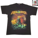 画像2: USED 00's HELLOWEEN ハロウィン STRAIGHT OUT OF HELL ジャーマンメタル Tシャツ BLK / 250804 (2)