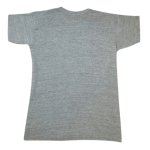 画像3: USED 70's PLAYBOY プレイボーイ ロゴ レーヨン混 Tシャツ 霜降りGRY / 250303 (3)