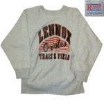 画像1: USED 90's LENNOX TRACK&FIELD カレッジ RWタイプ スウェット 霜降GRY / 250314 (1)