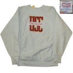 画像1: USED 90's USC TROJANS カレッジ RWタイプ スウェット 霜降GRY / 250314 (1)