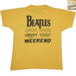 画像2: USED 80's BEATLES WEEKEND WALL RADIO 1340am Tシャツ YEL / 250210 (2)