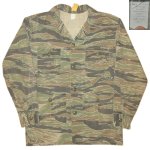 画像1: USED 80's US ARMY ミリタリー 民生品 アメリカ製 タイガーストライプカモ フィールドジャケット  / 250117 (1)