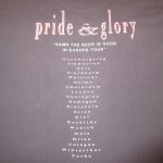 画像4: USED 90's PRIDE&GLORY プライド＆グローリー ツアー Tシャツ BLK / 210407 (4)