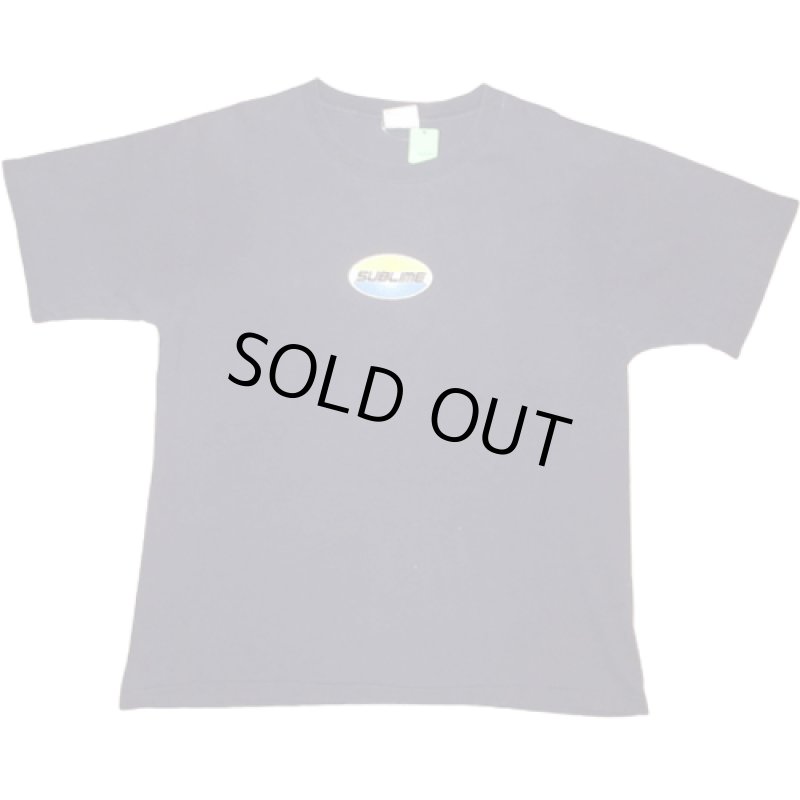 画像2: USED 90's SUBLIME サブライム サーフロック Tシャツ NVY / 230128 (2)
