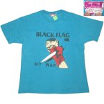 画像2: USED 90's BLACK FLAG ブラックフラッグ MY WAR 紫SSTタグ  Tシャツ TUQ / 221223 (2)