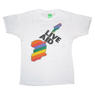 画像1: LIVE AID ライブエイド Tシャツ 80年代 (1)
